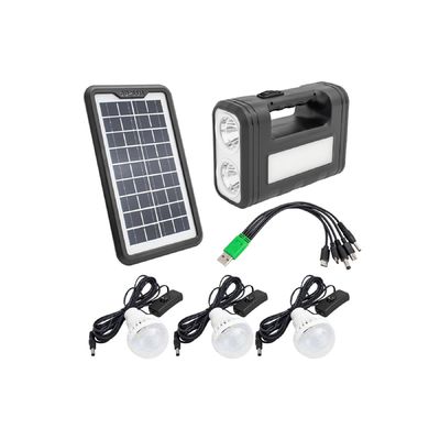 4500mah Batería de litio Sistema de iluminación solar LED para el hogar 35h Largo tiempo de trabajo