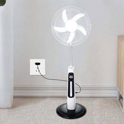 Alta eficiencia para el hogar con ventilador solar recargable Altura ajustable Ajuste de ángulo ancho