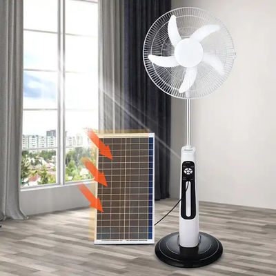 Alta eficiencia para el hogar con ventilador solar recargable Altura ajustable Ajuste de ángulo ancho