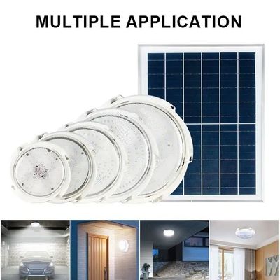 Luces de techo solares interiores para el hogar inteligente, modernas, lámpara de techo solar de 3 colores