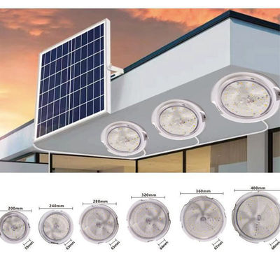 Luces de techo solares interiores para el hogar inteligente, modernas, lámpara de techo solar de 3 colores